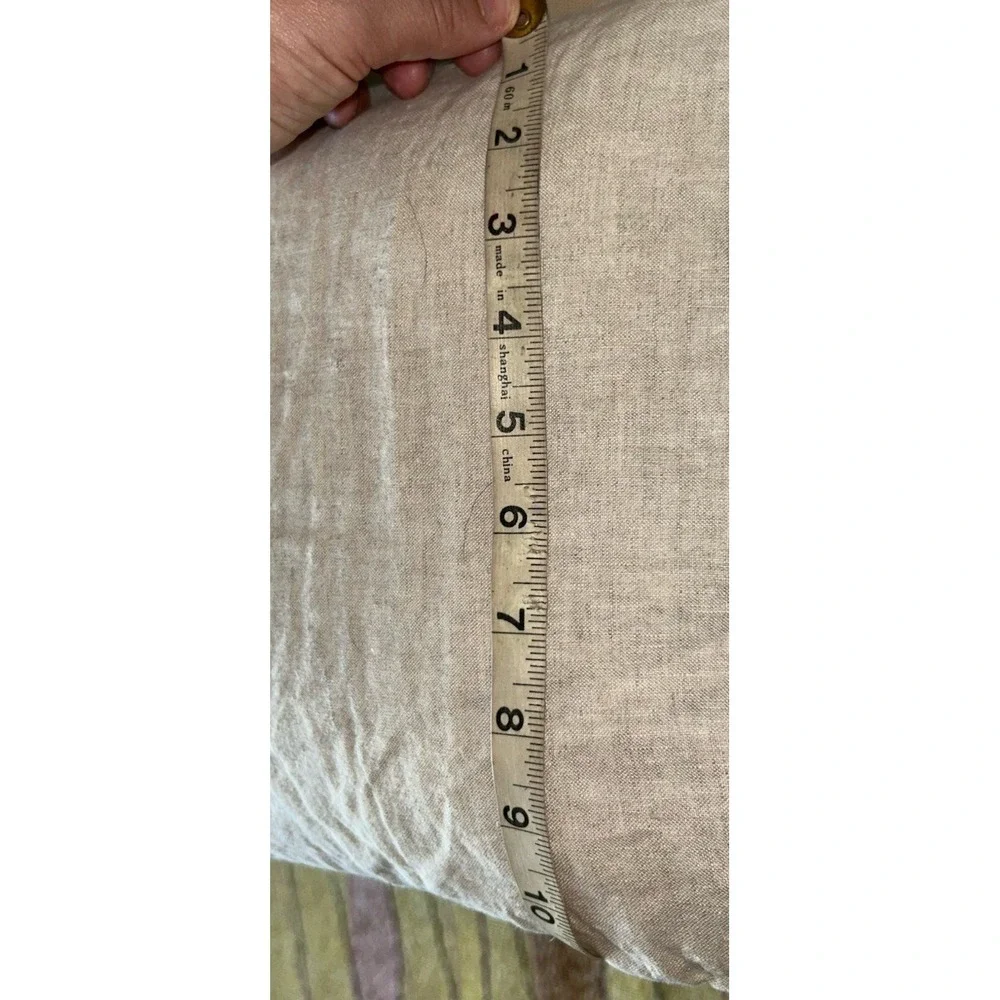 restoration hardware baby & child organic linen pillow (includes insert)